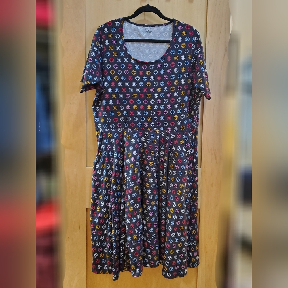 Svaha Pi Dots Twirl Dress 2x